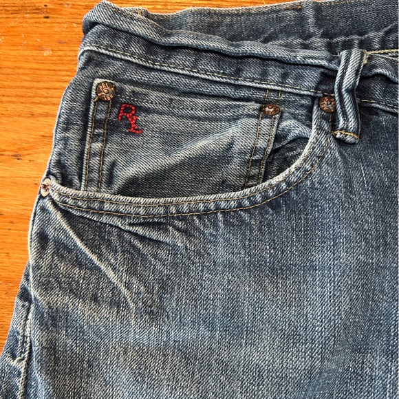 Y2K Polo Ralph Lauren 867 Classic Fit Stonewash Jeans 36x32 - Picture 3 of 7